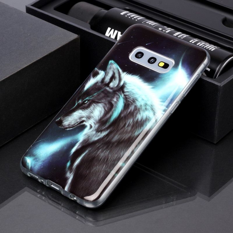 Deksel Samsung Galaxy S10e Mobildeksel Røde Katteøyne