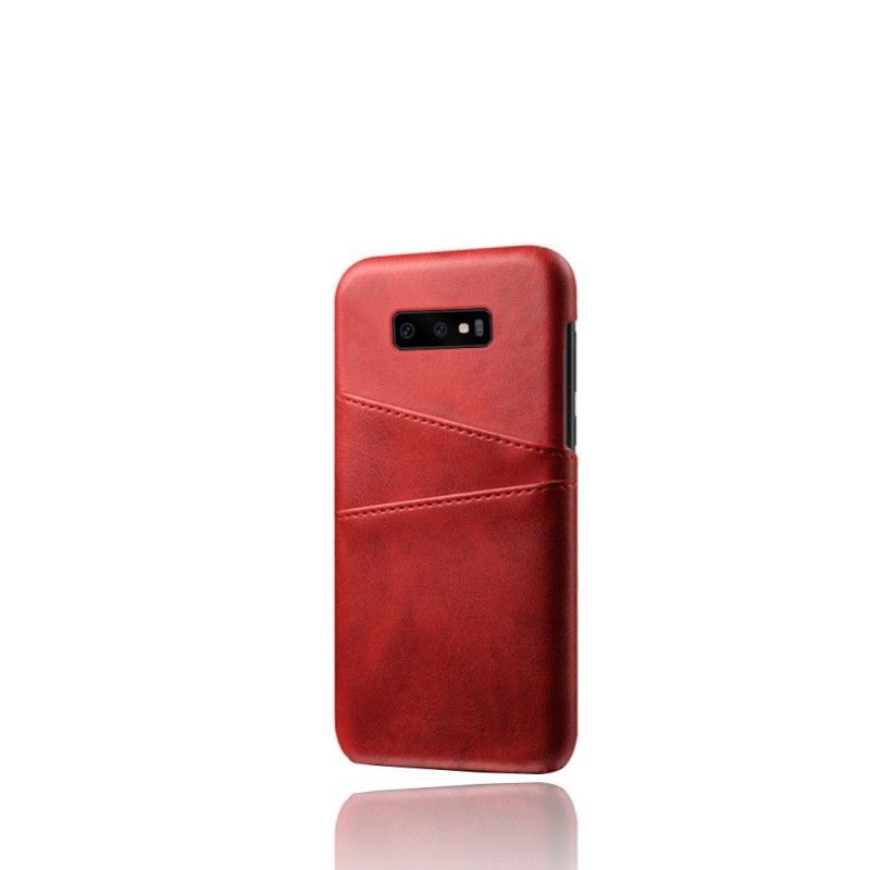Deksel Samsung Galaxy S10e Svart Mobildeksel Kortholder