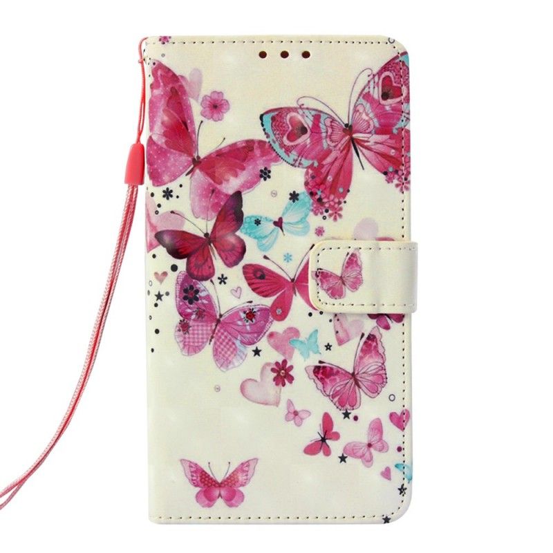 Folio Deksel Samsung Galaxy S10e Sommerfugler Beskyttelse