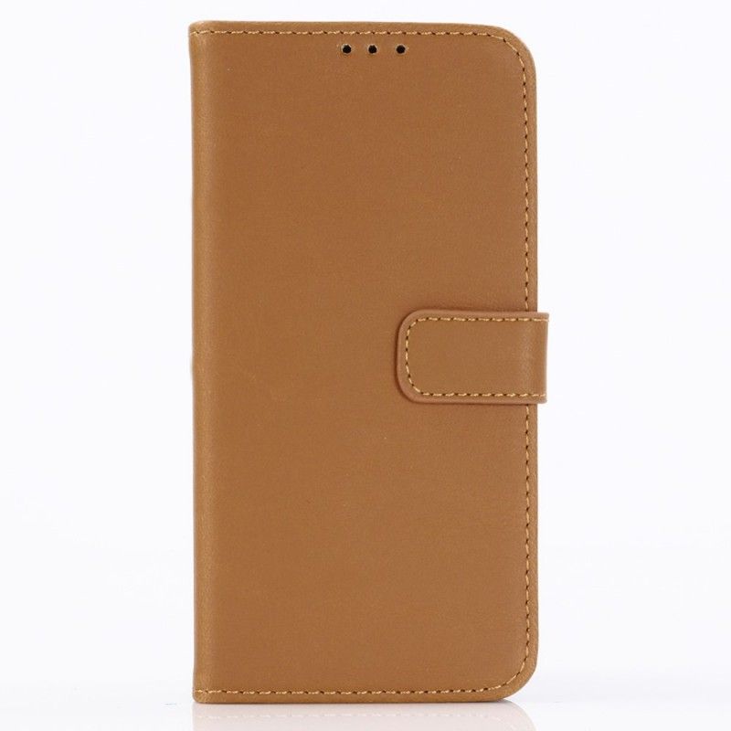 Folio Deksel Samsung Galaxy S10e Svart Retro Kunstlær Anti-fall