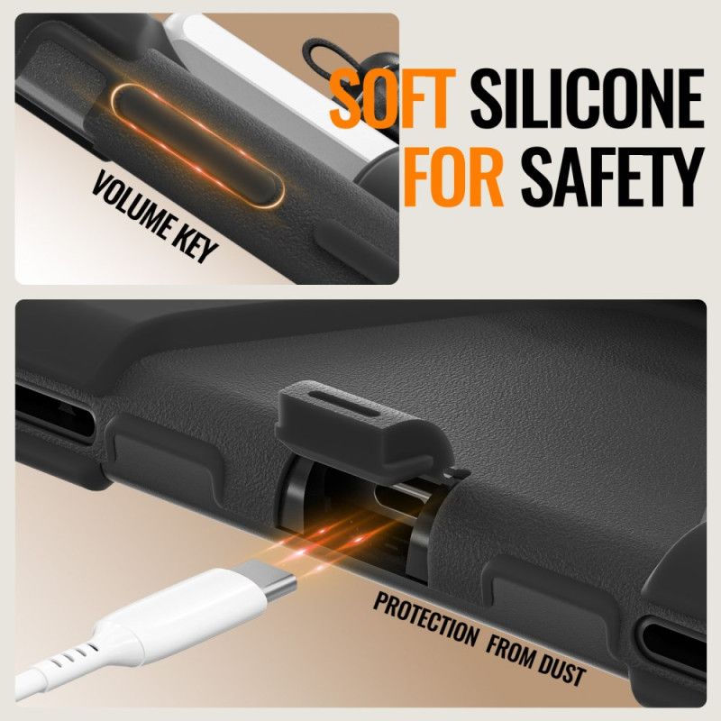 Deksel Samsung Galaxy Tab S11 Trippel Beskyttelse Med Ringholder