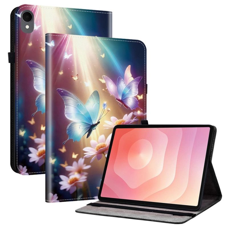 Etui Samsung Galaxy Tab S11 Sommerfugler I Lys Beskyttelse Deksel
