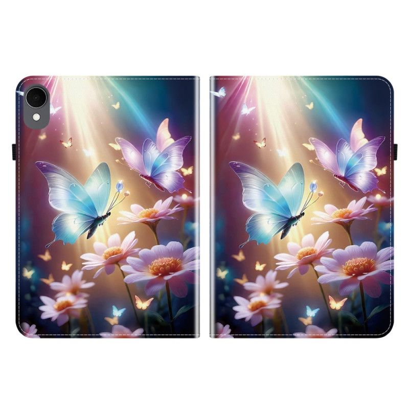 Etui Samsung Galaxy Tab S11 Sommerfugler I Lys Beskyttelse Deksel