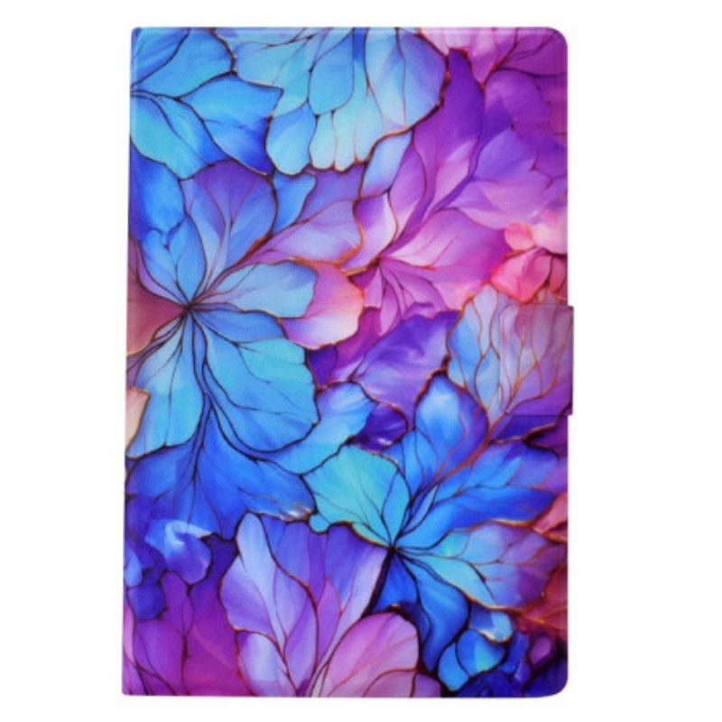 Folio Deksel Samsung Galaxy Tab S11 Blomstermønster