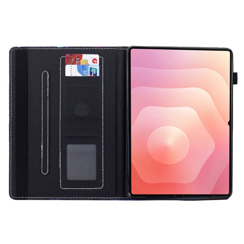 Folio Deksel Samsung Galaxy Tab S11 Farget Marmor