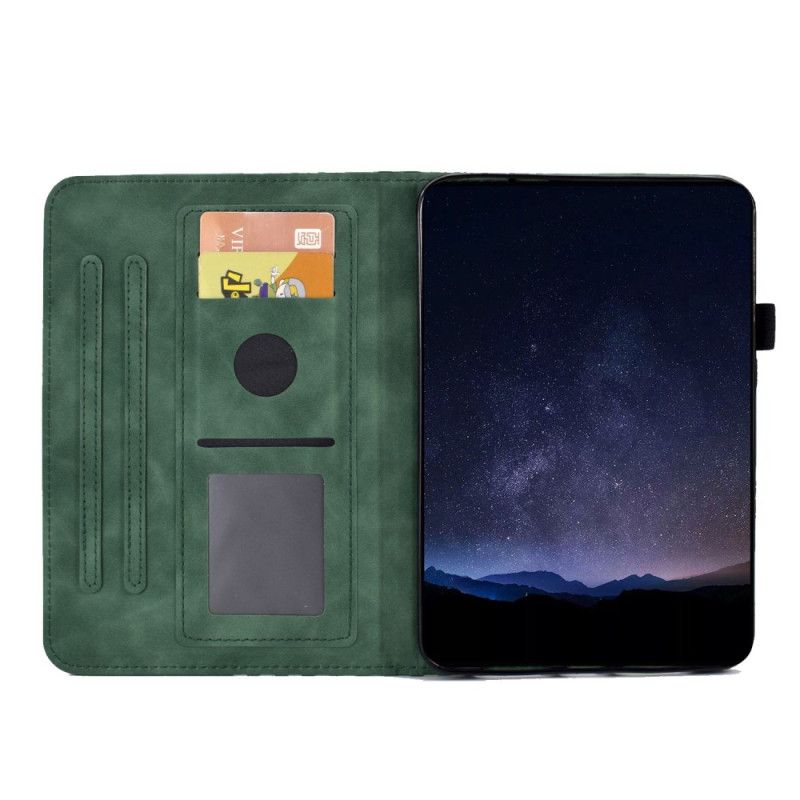 Folio Deksel Samsung Galaxy Tab S11 Kanteffekt I Semsket Skinn