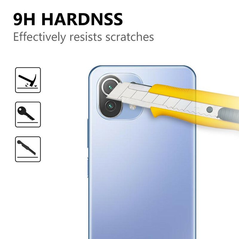 Beskyttende Linse I Herdet Glass For Xiaomi Mi 11 Lite 5g Ne / Mi 11 Lite 4g / 5g