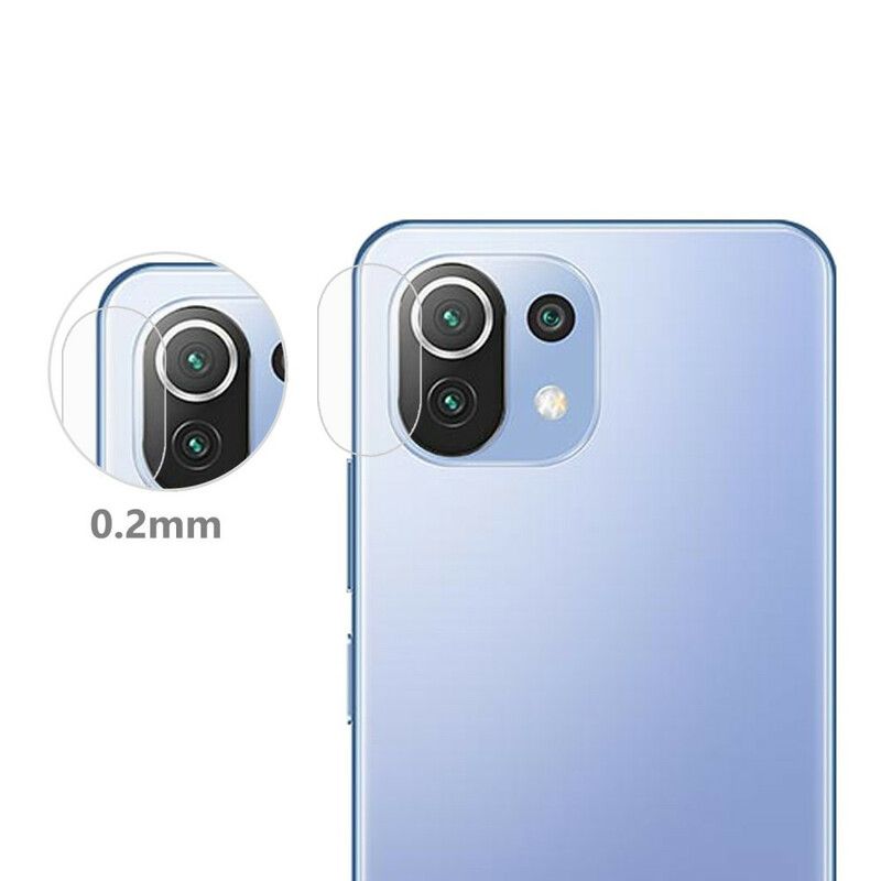 Beskyttende Linse I Herdet Glass For Xiaomi Mi 11 Lite 5g Ne / Mi 11 Lite 4g / 5g