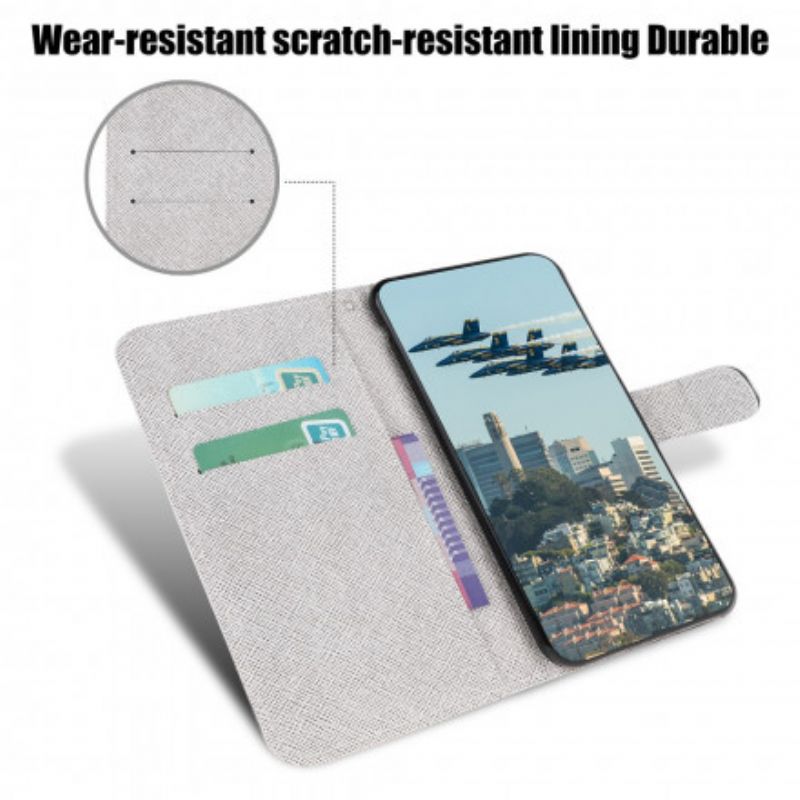 Folio Deksel Til Xiaomi Mi 11 Lite 5g Ne / Mi 11 Lite 4g / 5g Dragonflies