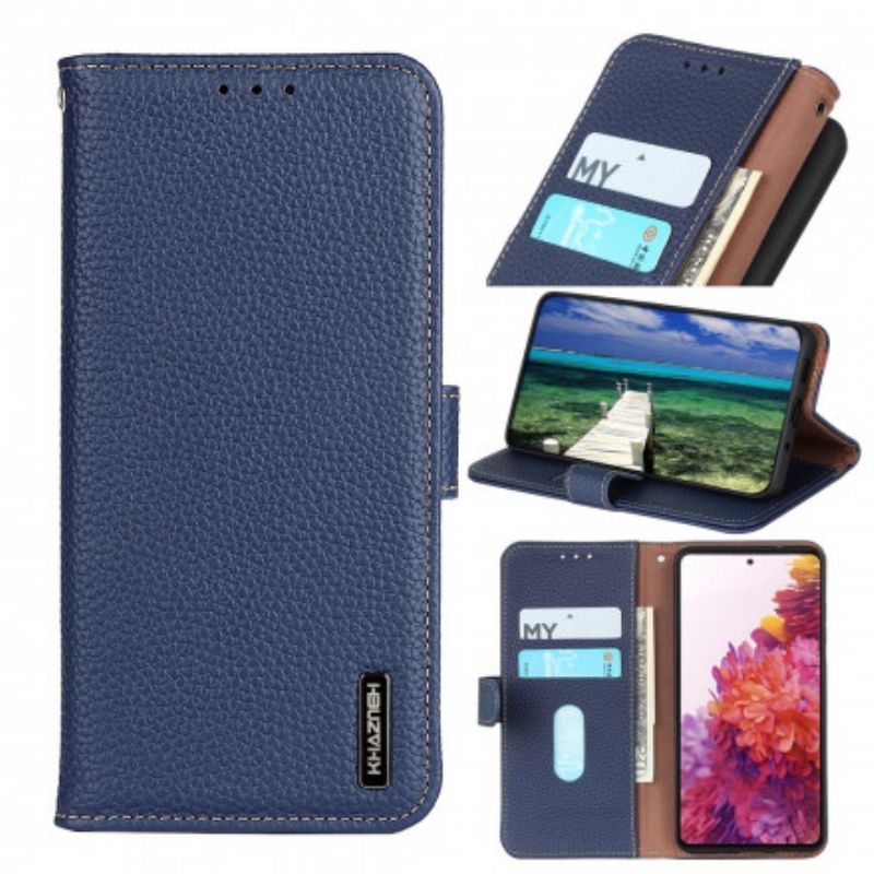 Folio Deksel Til Xiaomi Mi 11 Lite 5g Ne / Mi 11 Lite 4g / 5g Litchi Khazneh-skinn