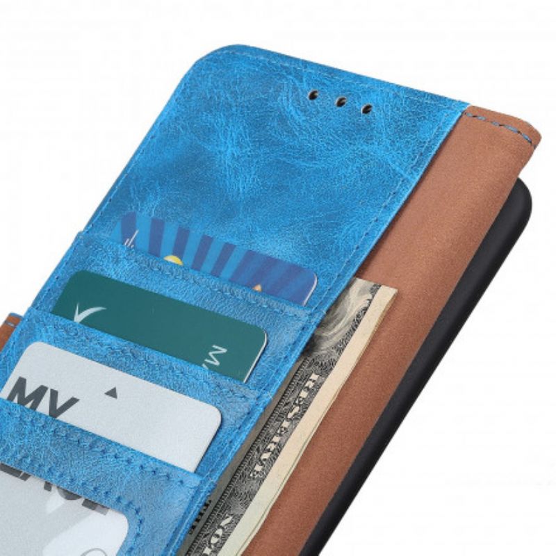 Lærdeksel Folio Deksel Xiaomi Mi 11 Lite 5g Ne / Mi 11 Lite 4g / 5g Mobildeksel Patent Splitt Leather