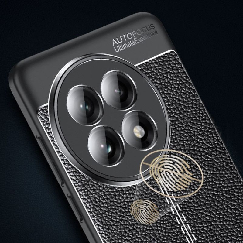 Deksel Oneplus 13 Fleksibel Litchi-tekstur