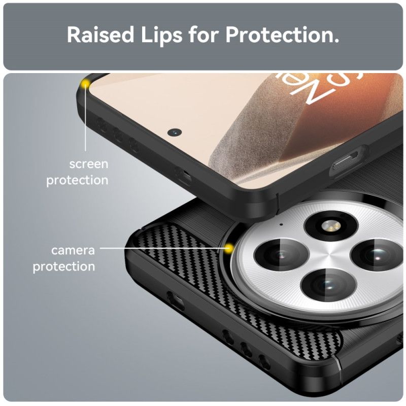 Deksel Til Oneplus 13 Børstet Karbonfiber