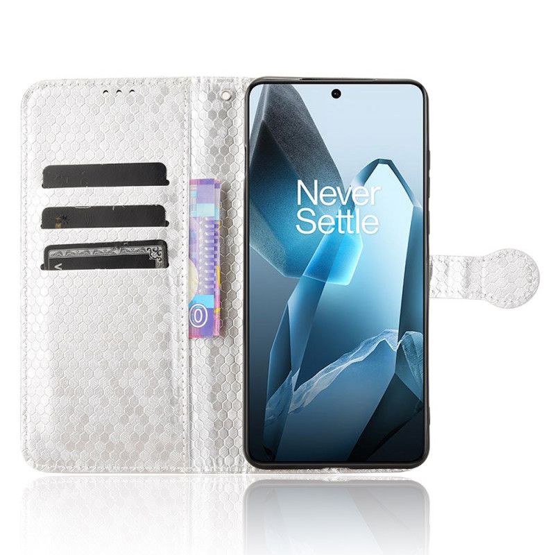 Folio Deksel Oneplus 13 Skinnende Prikker