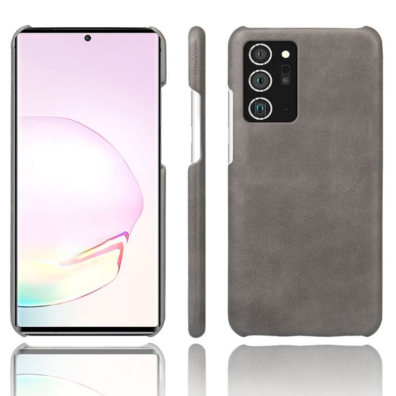 Deksel Samsung Galaxy Note 20 Ultra Svart Mobildeksel Ksq Skinneffekt