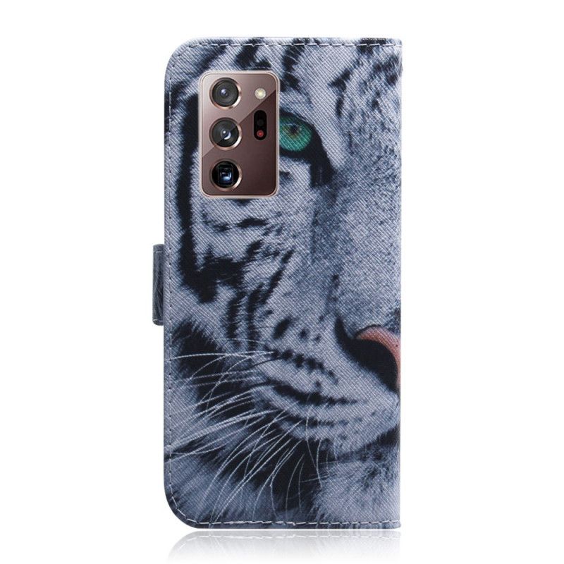 Folio Deksel Samsung Galaxy Note 20 Ultra Tigeransikt