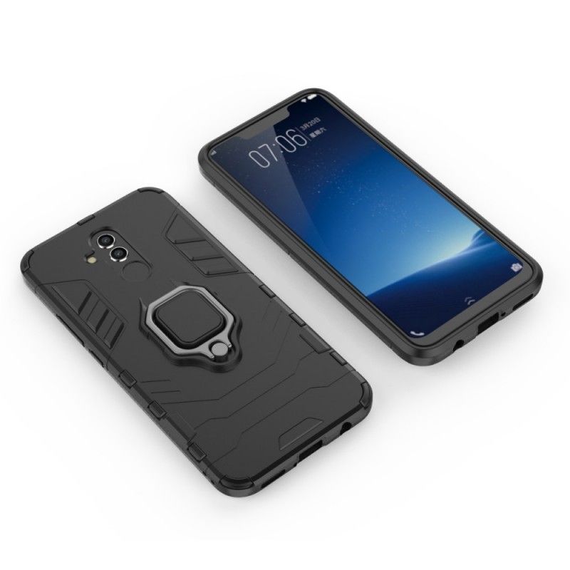 Deksel Huawei Mate 20 Lite Svart Motstandsdyktig Ring Anti-fall