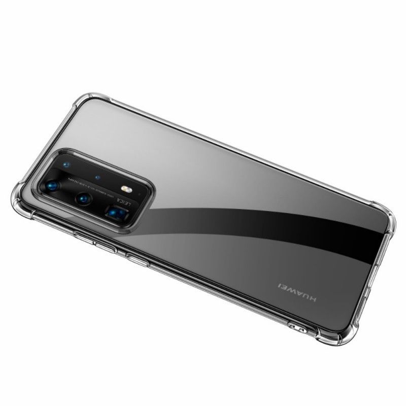 Deksel Huawei P40 Mobildeksel Gjennomsiktige Leeu-Beskyttelsesputer