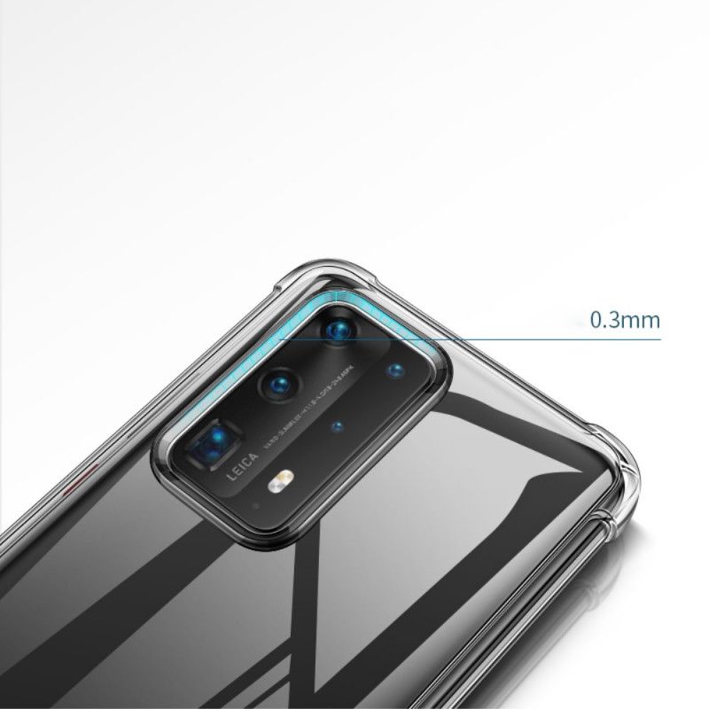 Deksel Huawei P40 Mobildeksel Gjennomsiktige Leeu-Beskyttelsesputer