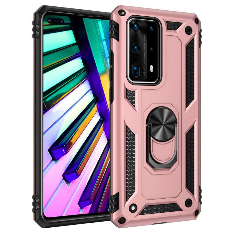 Deksel Huawei P40 Rød Mobildeksel Premium Ring
