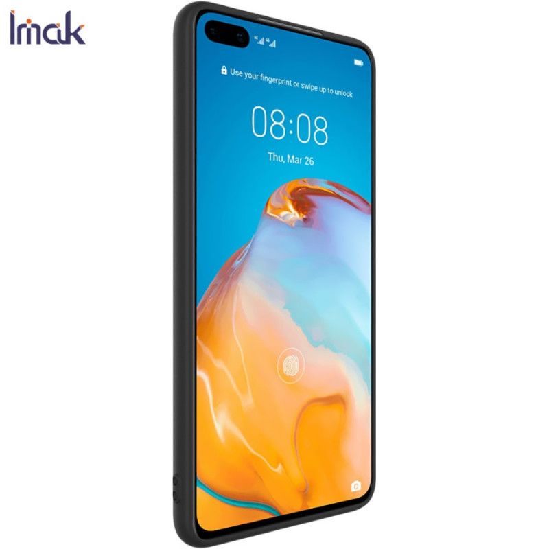 Deksel Huawei P40 Svart Uc-1-Serie Silikonmatte Imak Beskyttelse