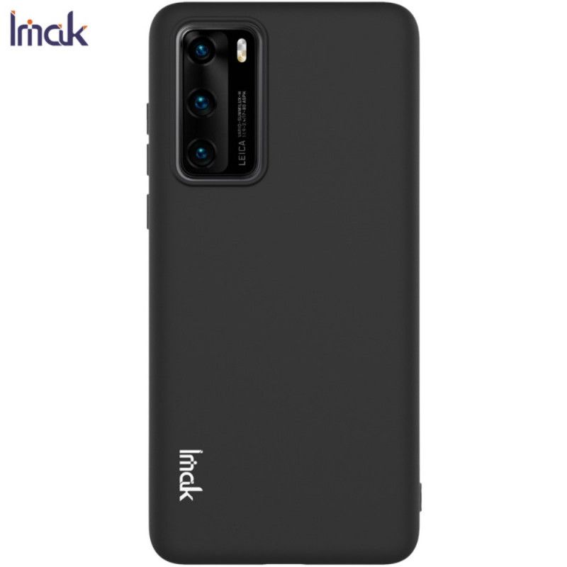 Deksel Huawei P40 Svart Uc-1-Serie Silikonmatte Imak Beskyttelse