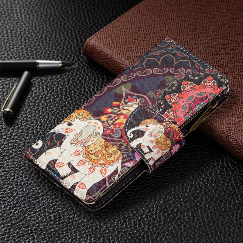 Folio Deksel for Huawei P40 Elefant Med Glidelås