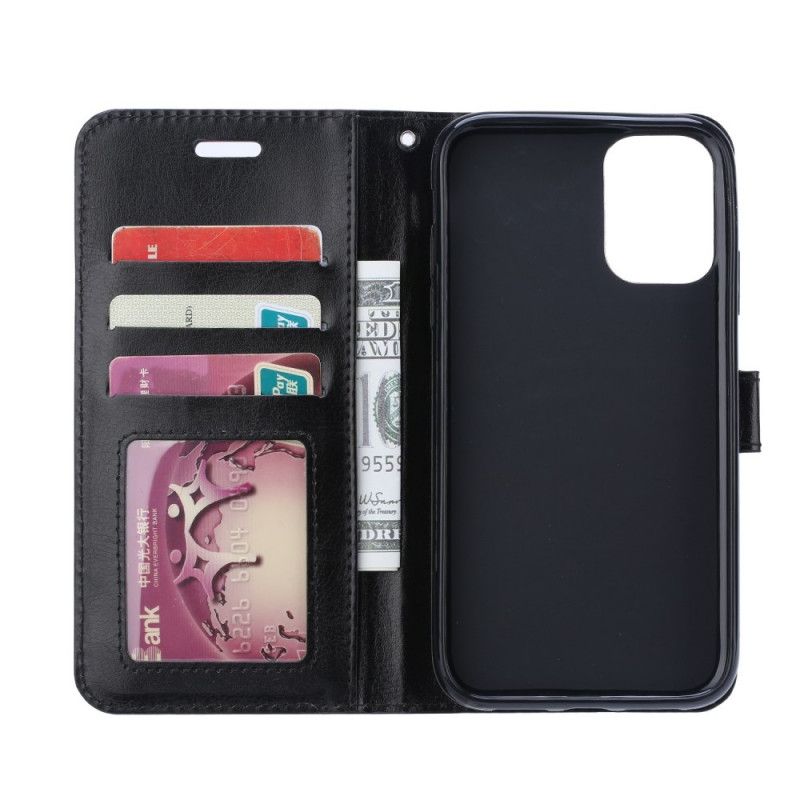 Folio Deksel for Huawei P40 Svart Ekstrem Slank Skinneffekt