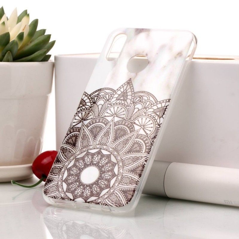 Deksel Huawei P20 Lite Marmorert Mandala