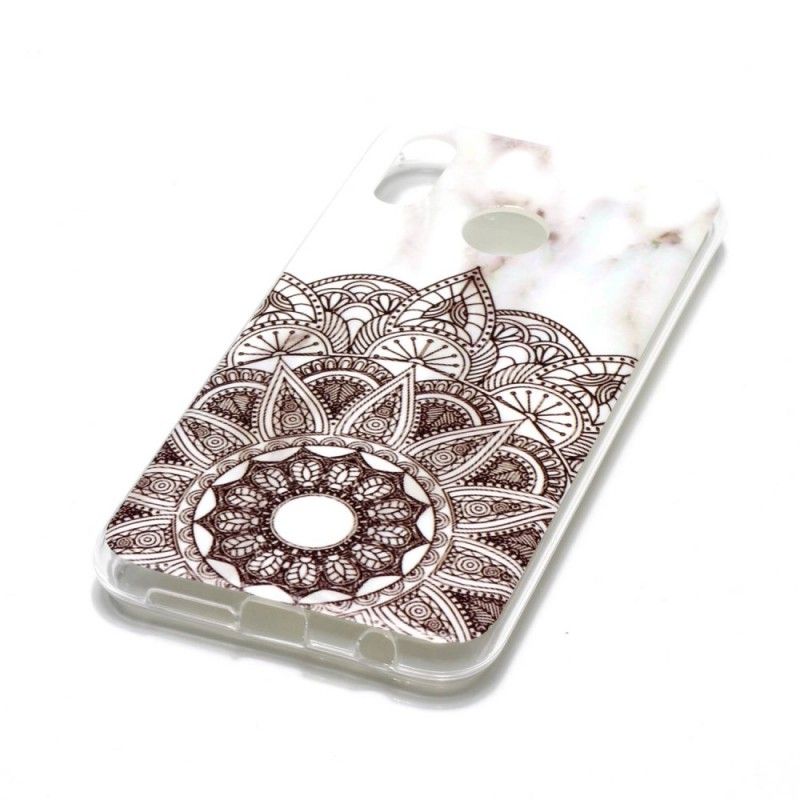 Deksel Huawei P20 Lite Marmorert Mandala
