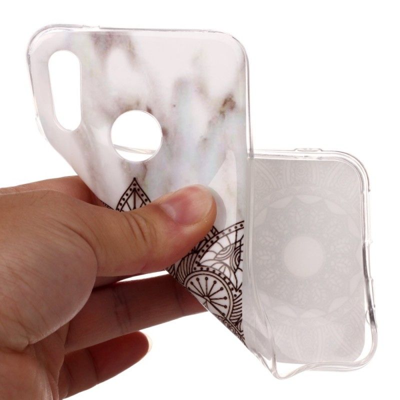 Deksel Huawei P20 Lite Marmorert Mandala