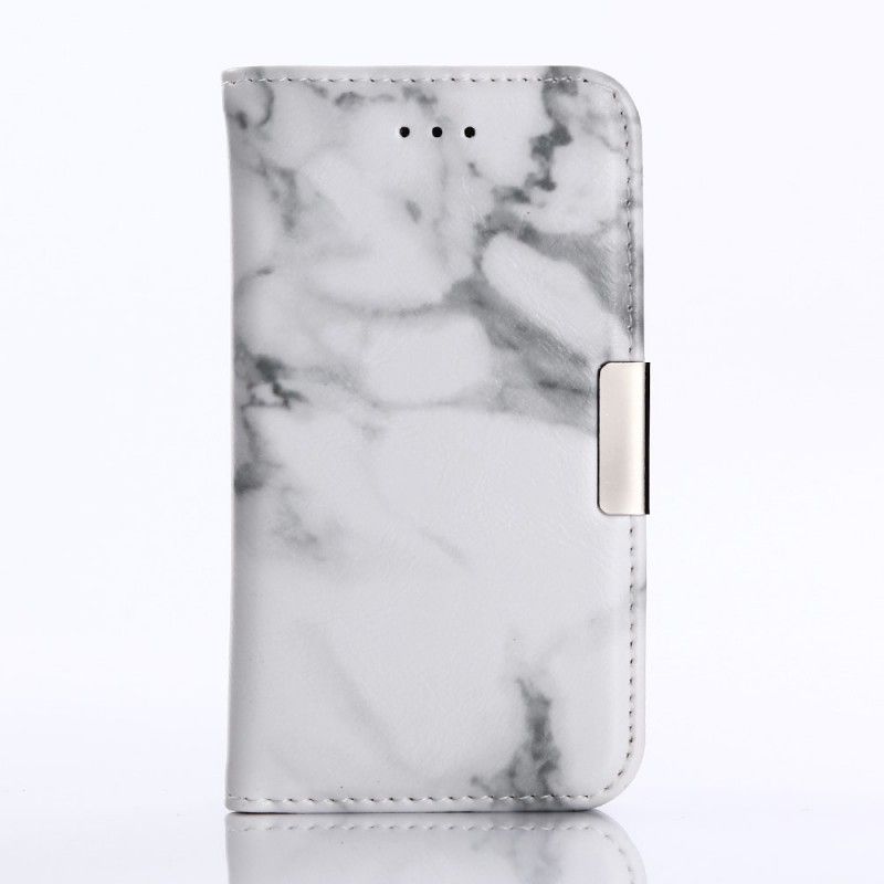 Folio Deksel iPhone 5 / 5S / SE Svart Marmor