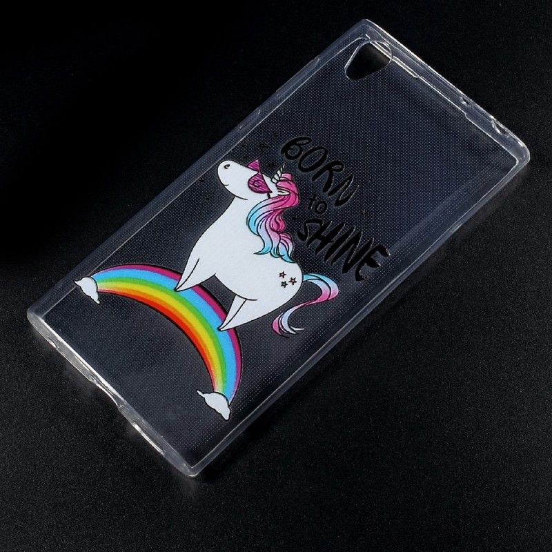Deksel for Sony Xperia L1 Preget Født For Å Skinne