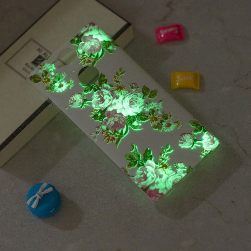 Deksel for Sony Xperia XA2 Fluorescerende Frihetsblomster