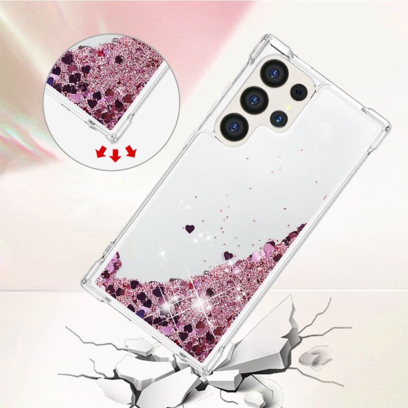 Deksel Samsung Galaxy S24 Ultra 5g Glitrende Glitter