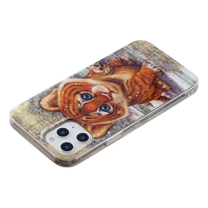 Deksel iPhone 12 Pro Max Baby Tiger