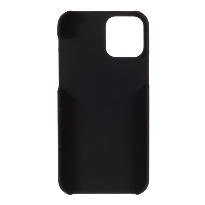 Deksel iPhone 12 Pro Max Svart Gummi Pluss Anti-fall