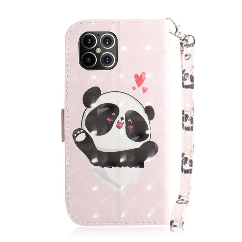 Folio Deksel iPhone 12 Pro Max Pandakjærlighet Med Tanga