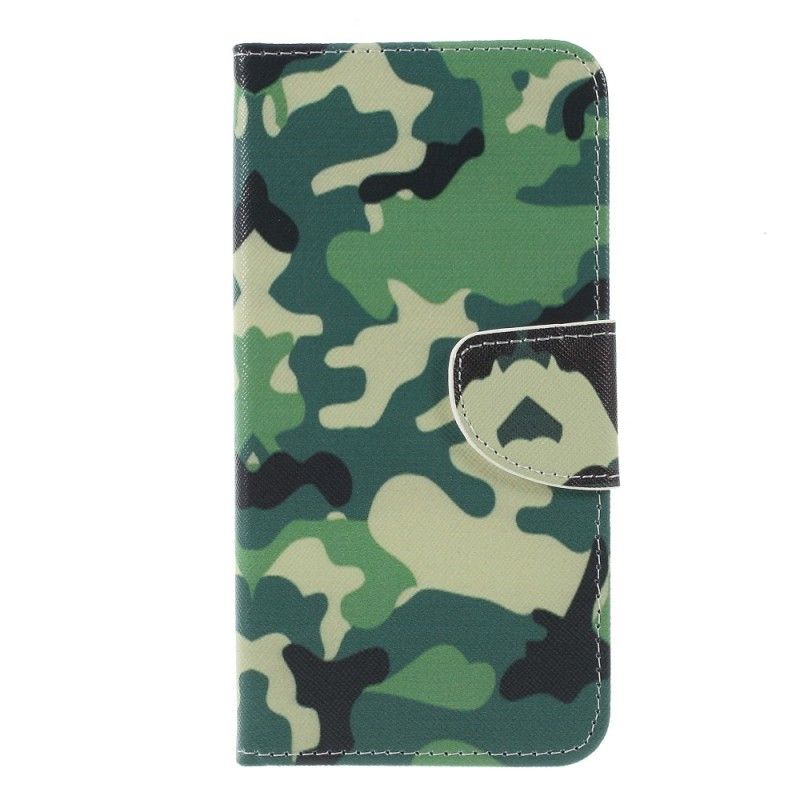 Folio Deksel Sony Xperia XZ3 Militær Kamuflasje Anti-fall