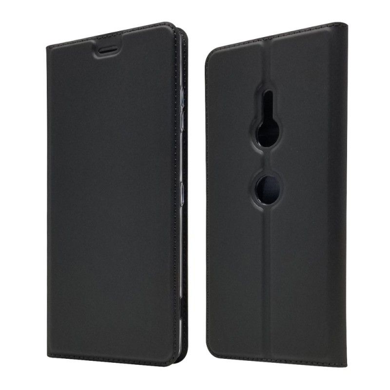 Folio Deksel Sony Xperia XZ3 Svart Førsteklasses Serie