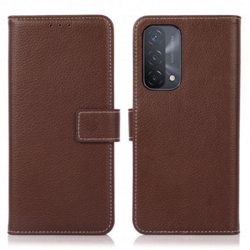 Folio Deksel Til Oppo A54 5g / A74 5g Lychee Texture