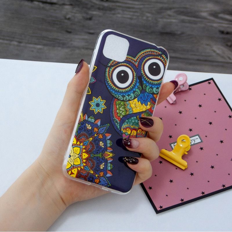 Deksel Huawei Y5p Fluorescerende Mandalaugle