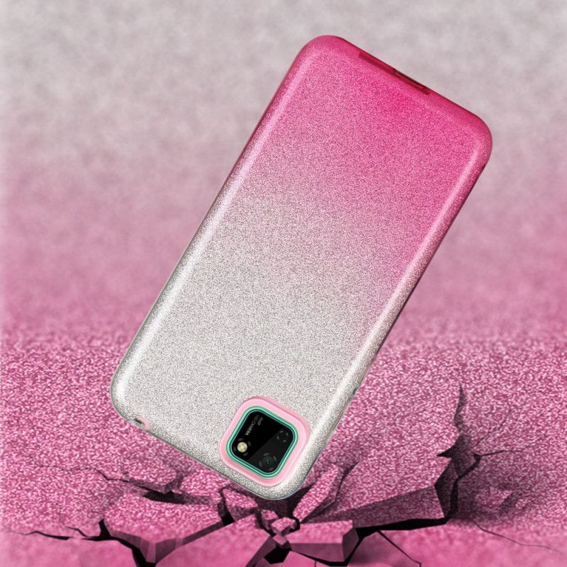 Deksel Huawei Y5p Svart Glittergradient