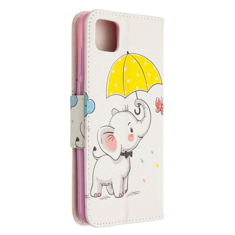 Folio Deksel Huawei Y5p Elefant