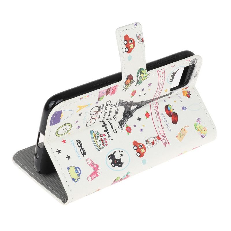Folio Deksel Huawei Y5p Jeg Elsker Paris