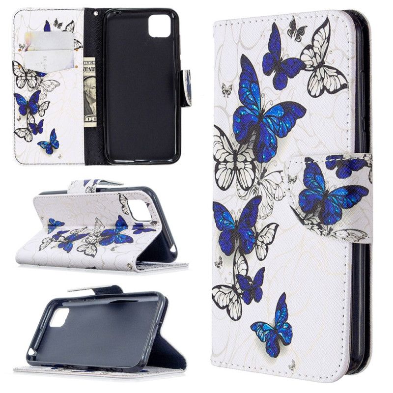 Folio Deksel Huawei Y5p Kongesommerfugler