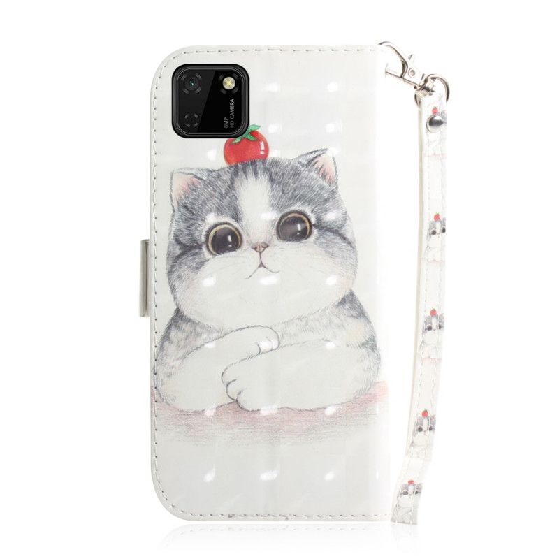 Folio Deksel Huawei Y5p Tomat På Tanga-Katten