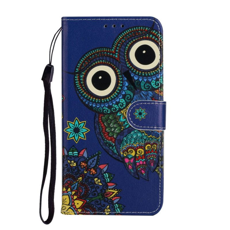 Folio Deksel Huawei Y5p Ugle I Mandala Anti-fall