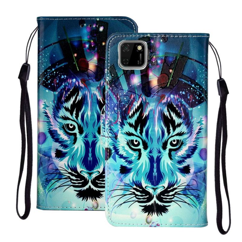 Lærdeksel Folio Deksel Huawei Y5p Istiger