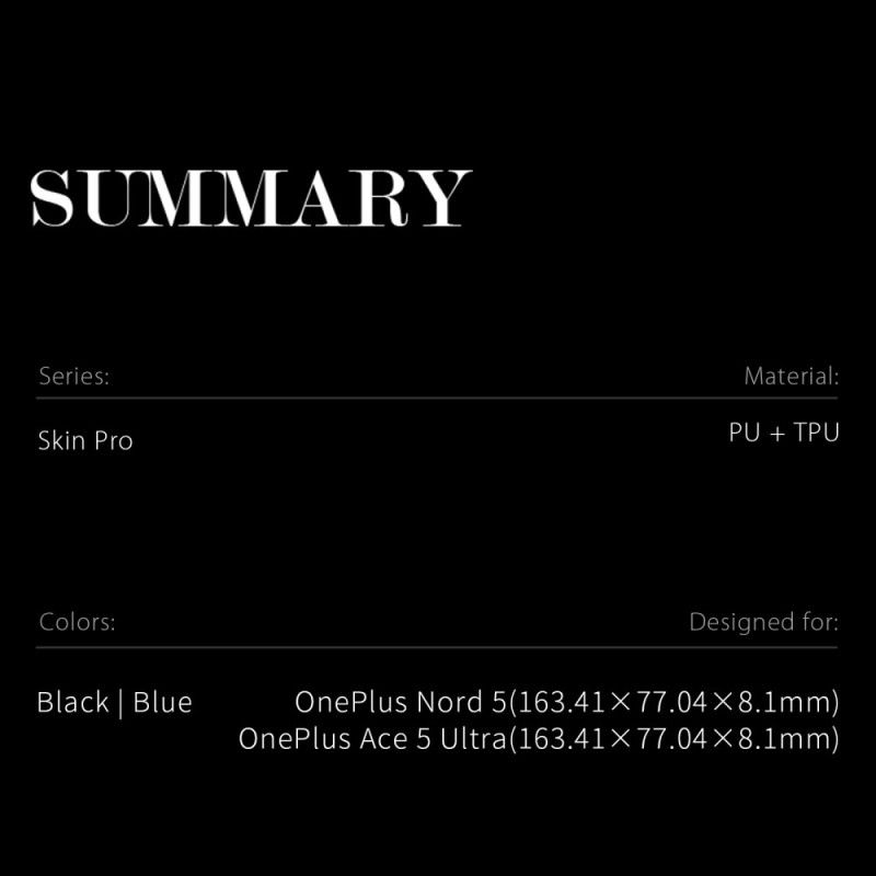Deksel Oneplus Nord 5 Dux Skin Pro-serien Ducis Beskyttelse Deksel